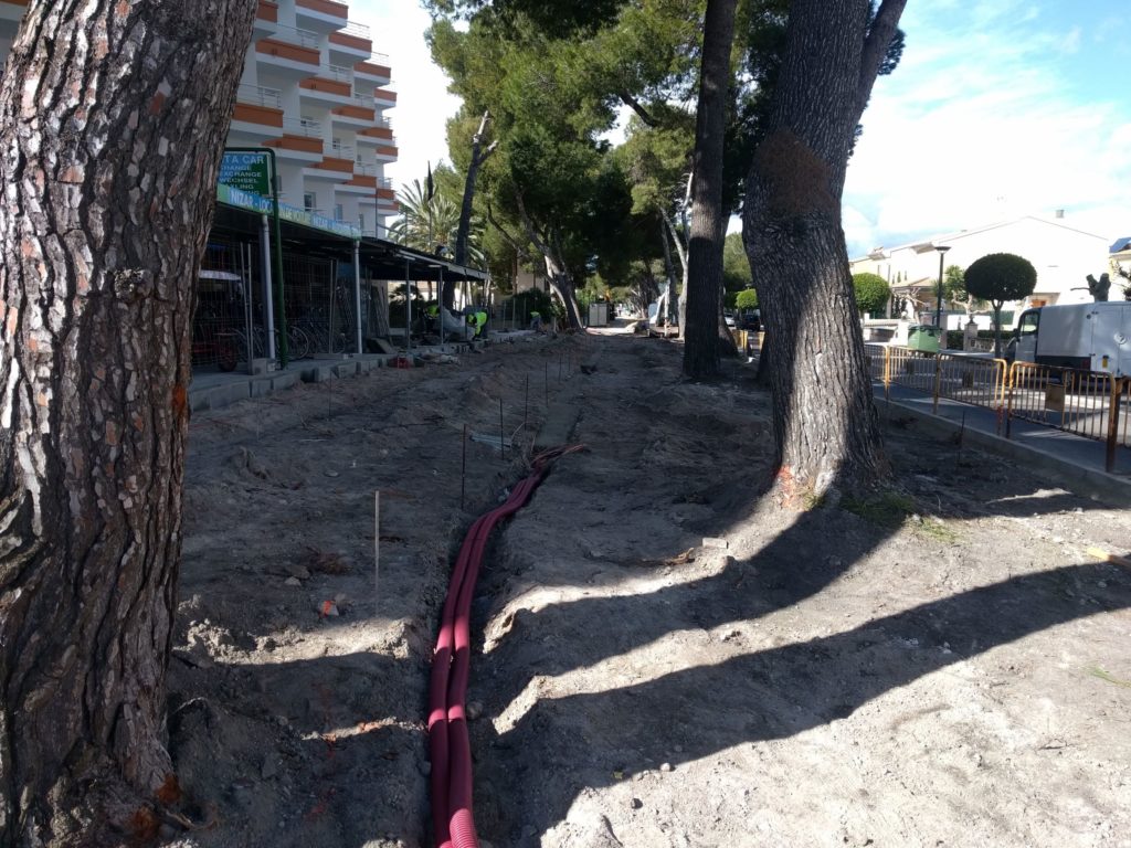 Dotación de servicios en Mallorca|Urbanización